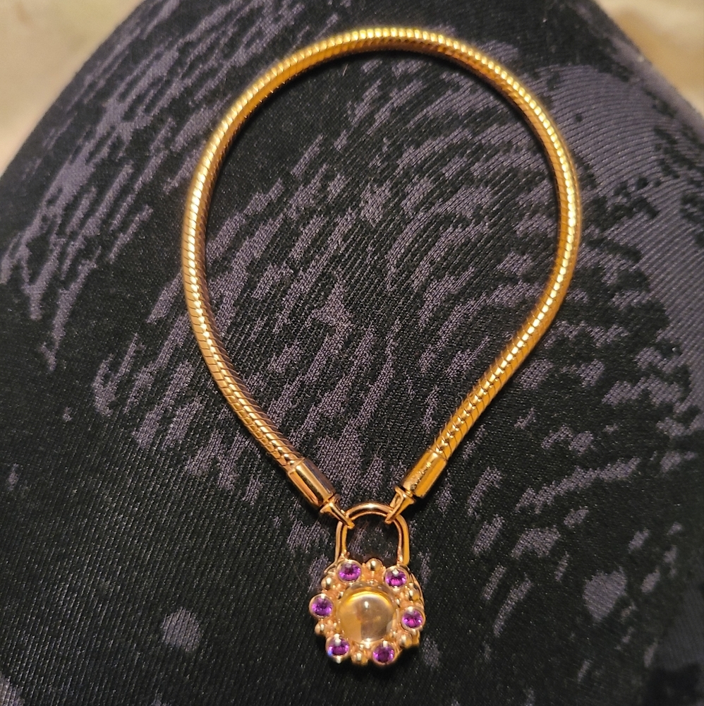 Pandora Rose Padlock Heraldic Radiance Bracelet